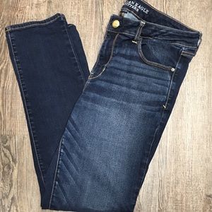 American Eagle Super Stretch Skinny Dark Jeans